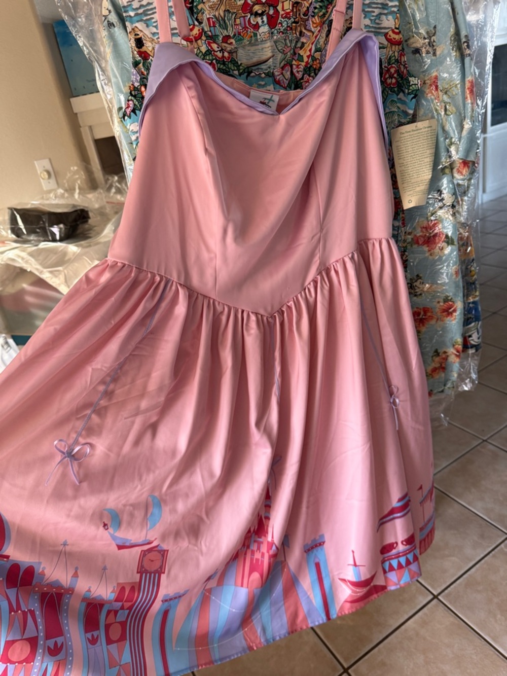 Disney Dress Shop Pink Fairytale Dapper Dress with Blue & Purple Accents